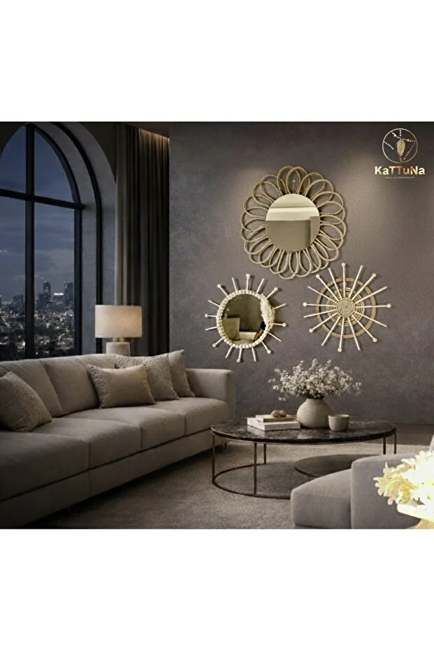 Jüt İp Ve Ham Boncuk 3’lü Set